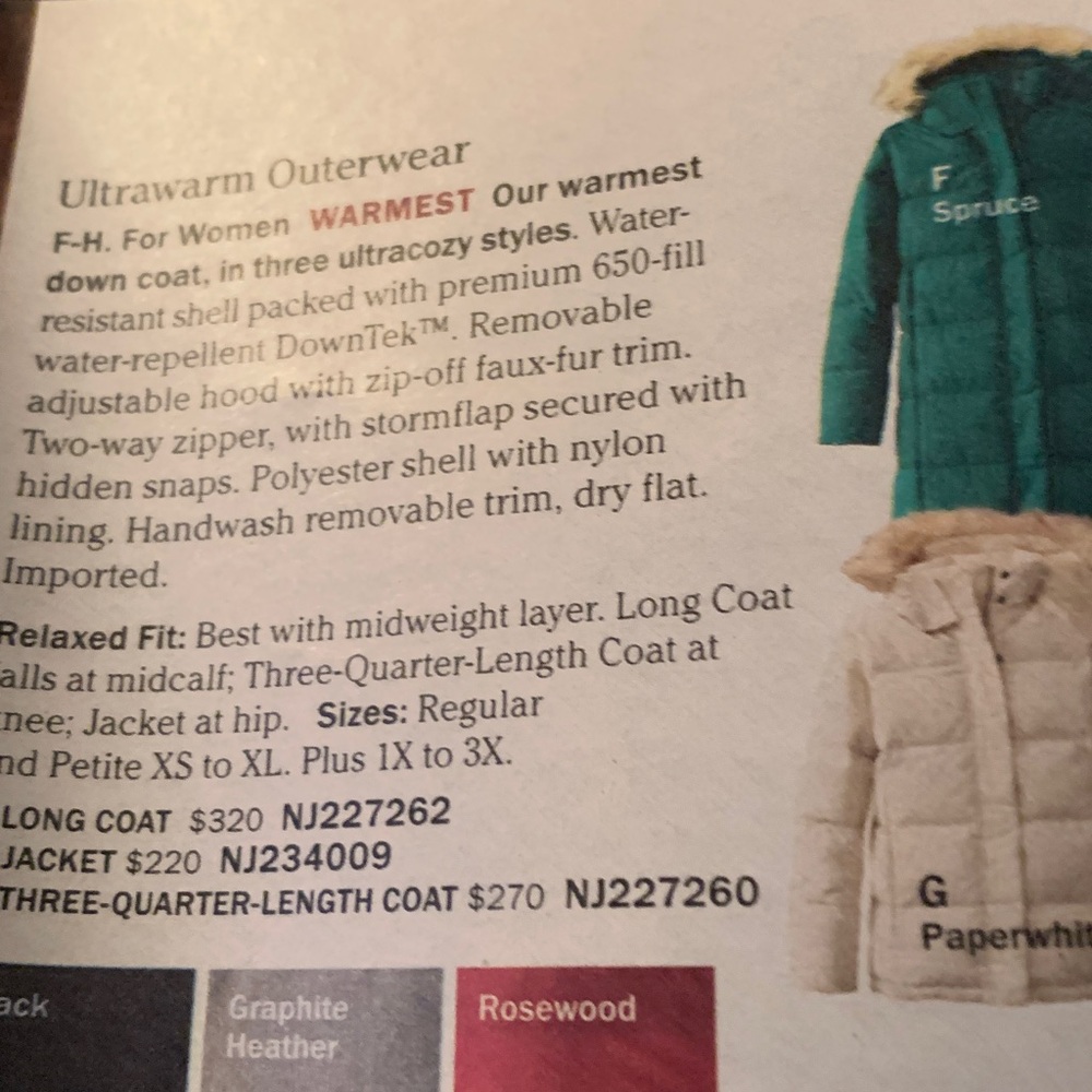 Lands’ End Down maxi coat - Picture 9 of 9